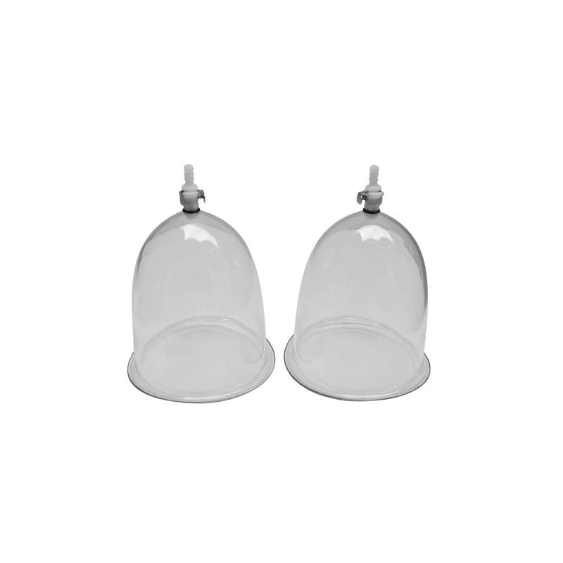 Quick release contoured airlock breast cup for vacuum enlargement