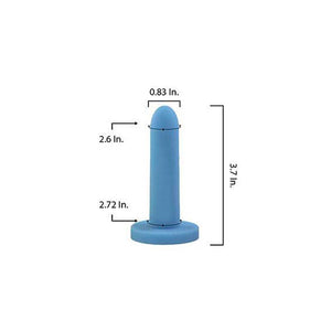 Softilate Silk Size 3 Vaginal Dilator 3.5 x 0.65 inches, comfortable silicone dilator trusted by physical therapists for painful sex, post-surgery recovery, and gender affirmation therapy