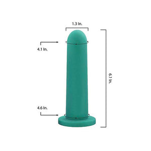 Softilate Silk Size 7 Vaginal Dilator 6.1 x 1.3 inches, comfortable silicone dilator trusted by physical therapists for painful sex, post-surgery recovery, and gender affirmation therapy