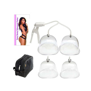Buttock enlargement vacuum pump showing how Booty Beauty works at home