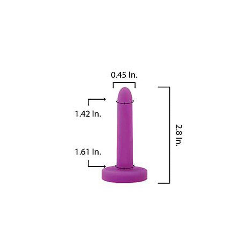 Softilate Silk Size 1 Vaginal Dilator 2.8 x 0.45 inches, trusted by physical therapists for beginners in dilator therapy for painful sex, post-surgery recovery, and gender affirmation