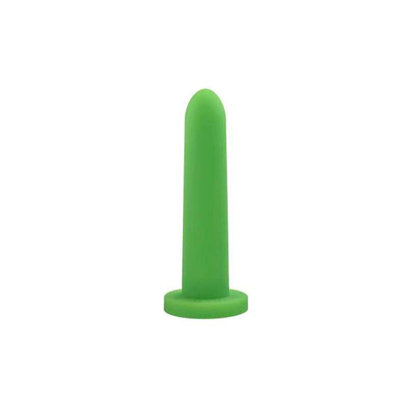 Softilate Silk Size 5 Vaginal Dilator made from smooth medical-grade silicone, 5.0 inch dilator for vaginismus therapy, pelvic pain relief, and vaginal atrophy treatment