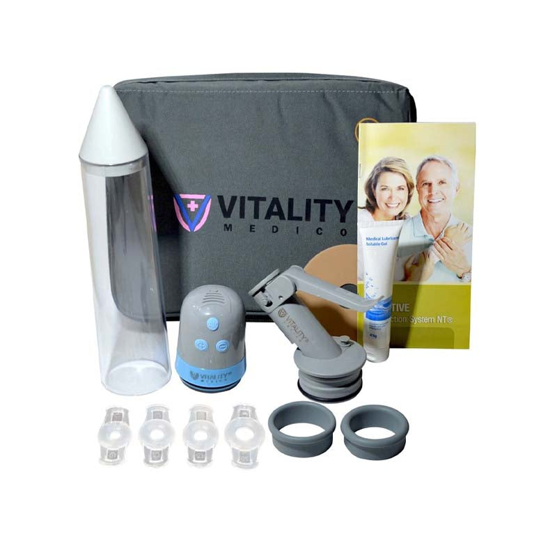 Vacuum erection pump for ED treatment and improved blood flow circulation