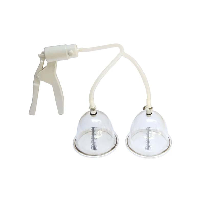 Complete Bello combo nipple enlargement and correction system with pump, six cups and travel bag