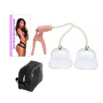 Booty Beauty butt lift vacuum kit with hand pump, tubing, and butt cups