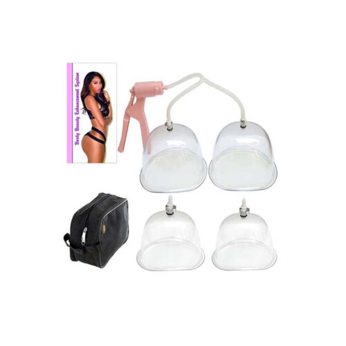 Booty Beauty buttock enlargement vacuum pump full set with cups and tubing