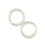 Silicone breast cup rings for comfort and suction with breast enlargement cups