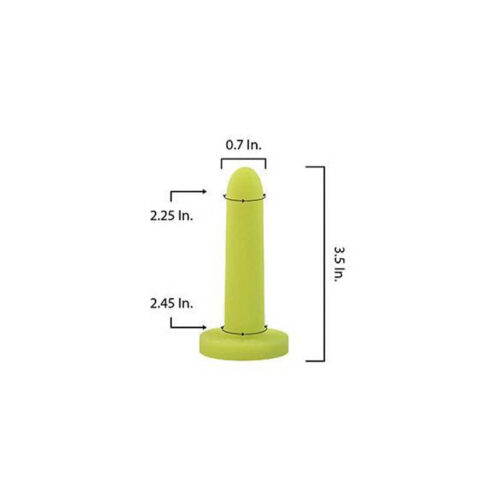 Softilate Silk Size 2 Vaginal Dilator 3.1 x 0.55 inches, comfortable beginner-friendly dilator trusted by physical therapists for painful sex, post-surgery recovery, and gender affirmation therapy