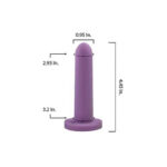 Softilate Silk Size 4 Vaginal Dilator 3.8 x 0.75 inches, comfortable silicone dilator trusted by physical therapists for painful sex, post-surgery recovery, and gender affirmation therapy