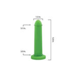 Softilate Silk Size 5 Vaginal Dilator 5.0 x 0.95 inches, comfortable silicone dilator trusted by physical therapists for painful sex, post-surgery recovery, and gender affirmation therapy