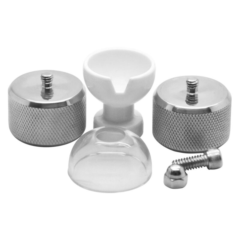 Weighted foreskin restoration retainer kit with bell and gripper