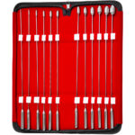 rosebud urethral sound kit stainless steel set