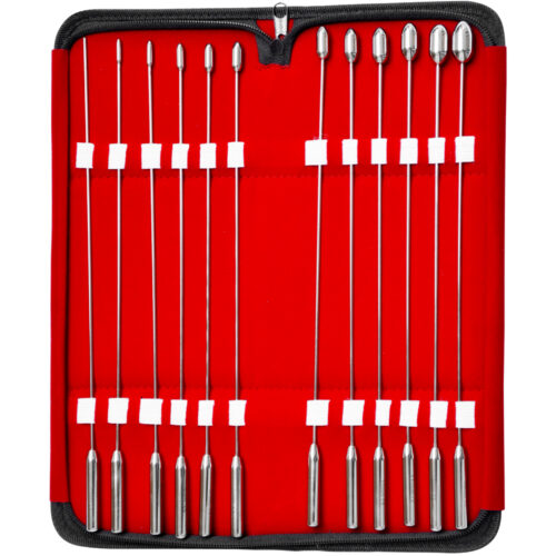 rosebud urethral sound kit stainless steel set